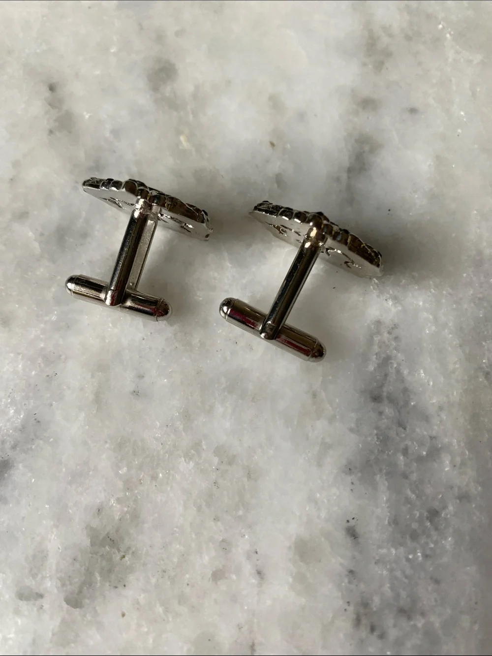 Juicy Couture Silver Crown Cufflinks